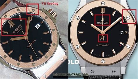 cách phân biệt đồng hồ hublot